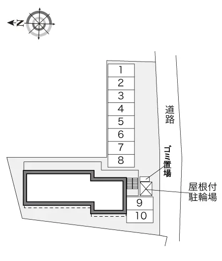 ★手数料０円★松本市筑摩１丁目　月極駐車場（LP）